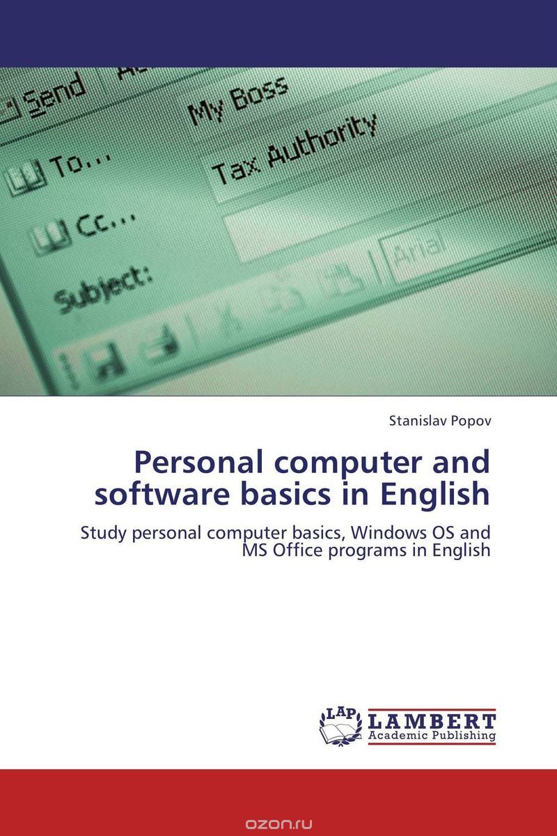 Personal computer and software basics in English