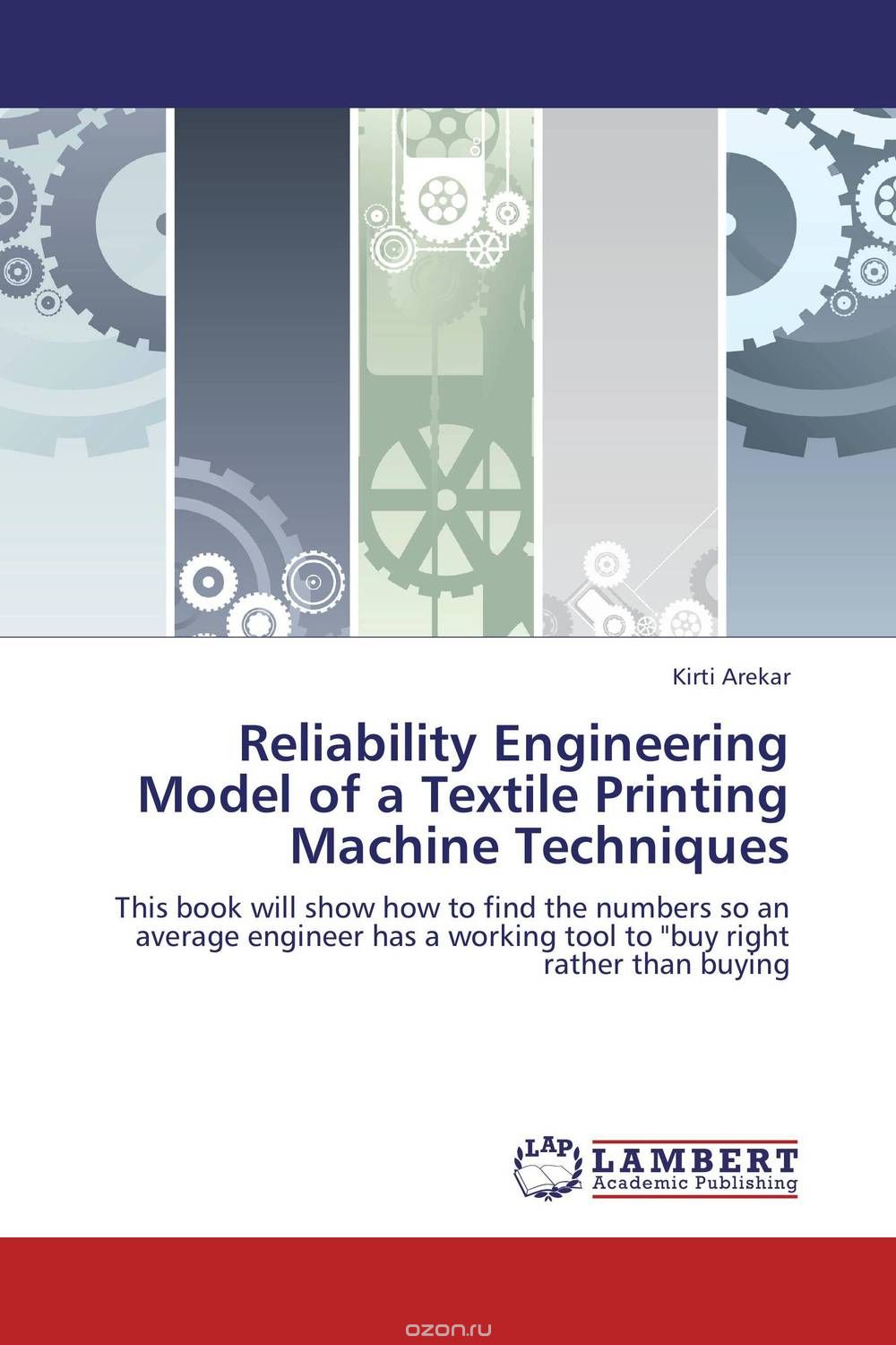 Скачать книгу "Reliability Engineering Model of a Textile Printing Machine Techniques"