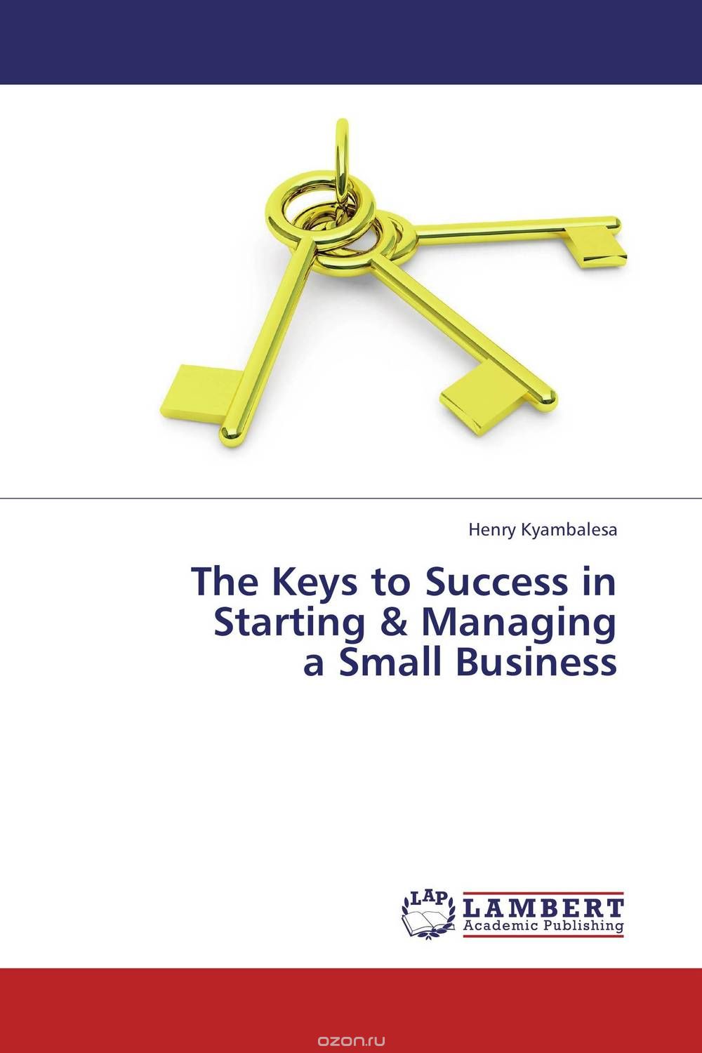 The Keys to Success in Starting & Managing  a Small Business