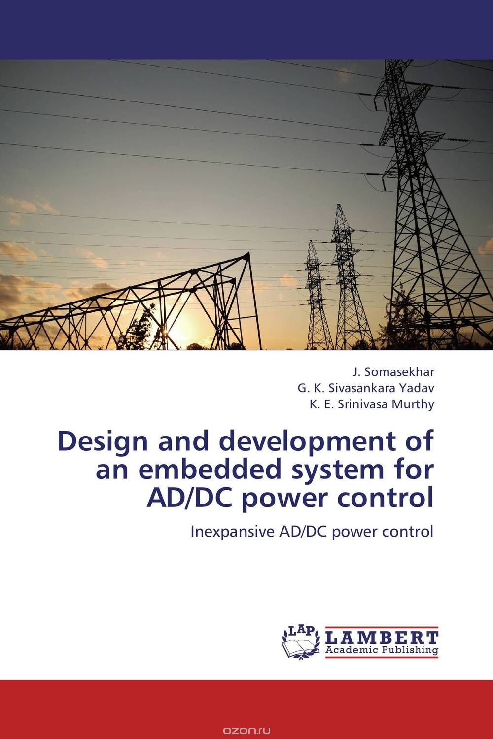 Скачать книгу "Design and development of an embedded system for AD/DC power control"