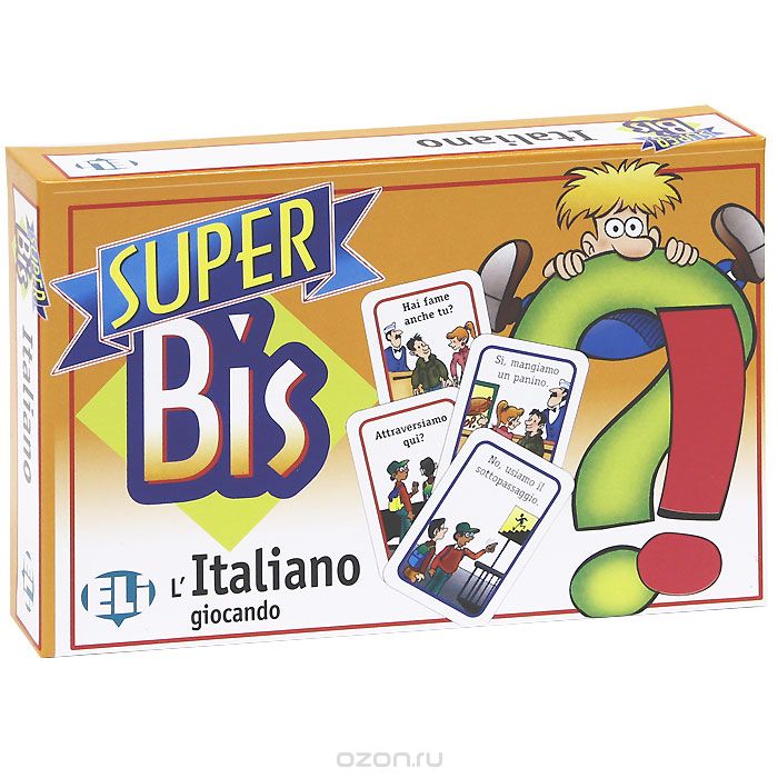 Скачать книгу "Super Bis: L'Italiano giocando (набор из 120 карточек)"
