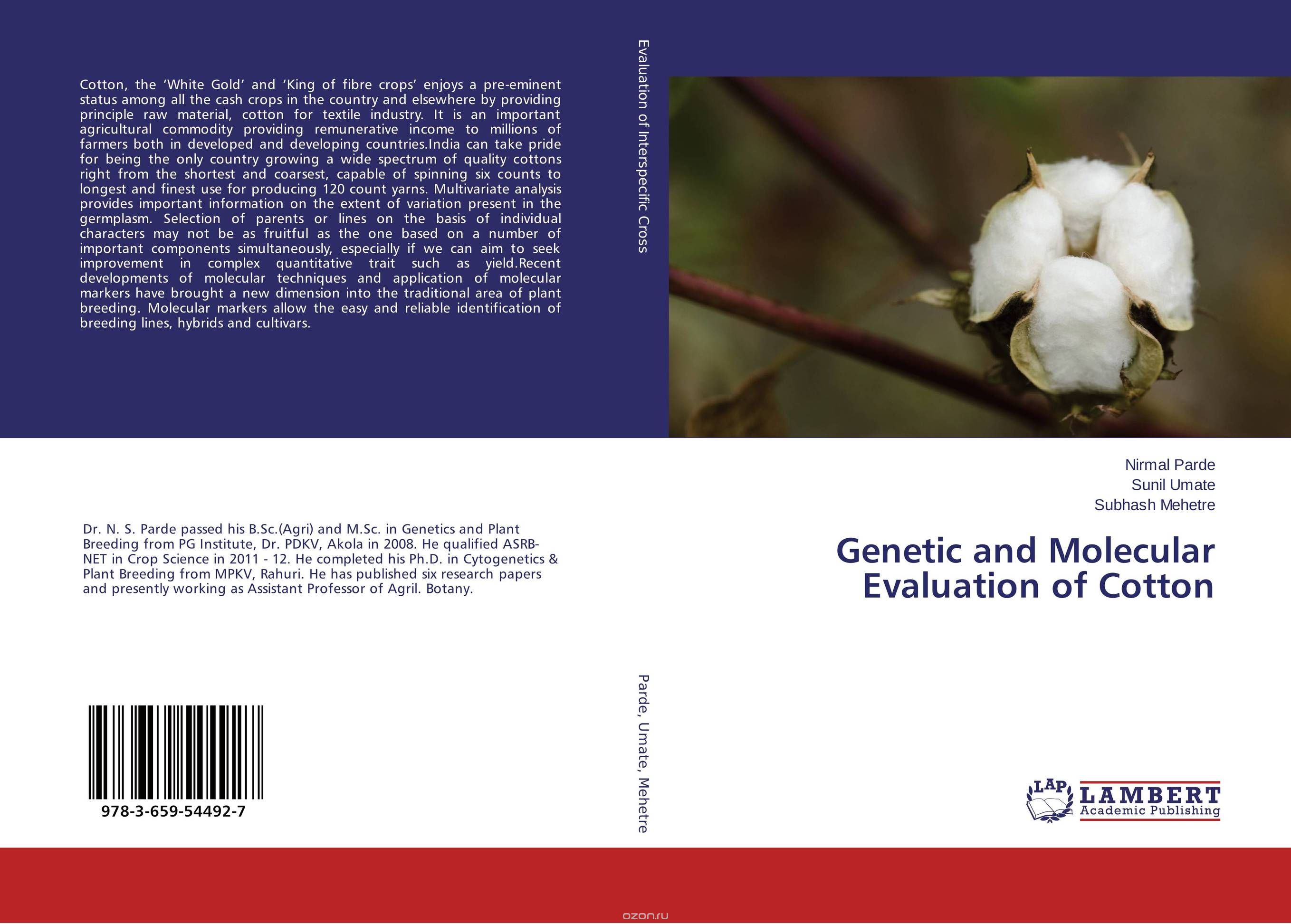 Genetic and Molecular Evaluation of Cotton