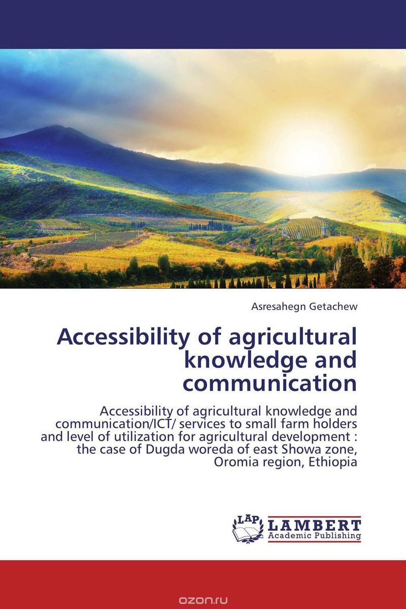 Accessibility of agricultural knowledge and communication