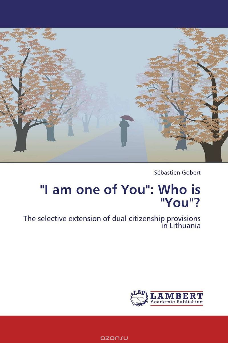 "I am one of You": Who is "You"?